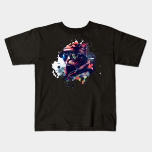 Cyber Cat Kids T-Shirt